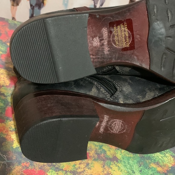 ONID STUDIO ANKLE BOOT JAGUAR/RED LEATHER BOOT SIZE 8 new no box - Picture 8 of 12